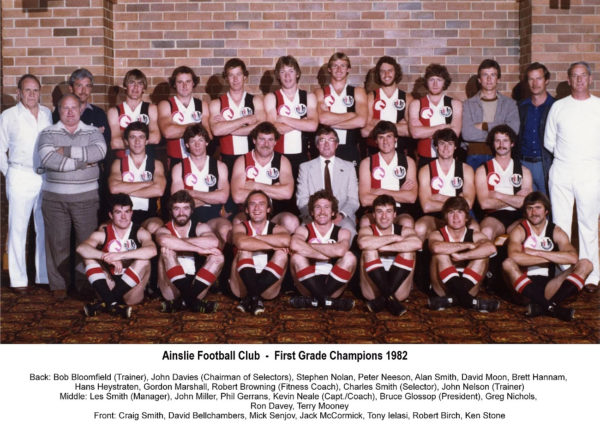 1982-Ainslie First Grade Championship Team