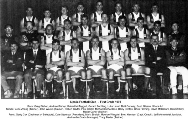 1991-Ainslie First Grade Team