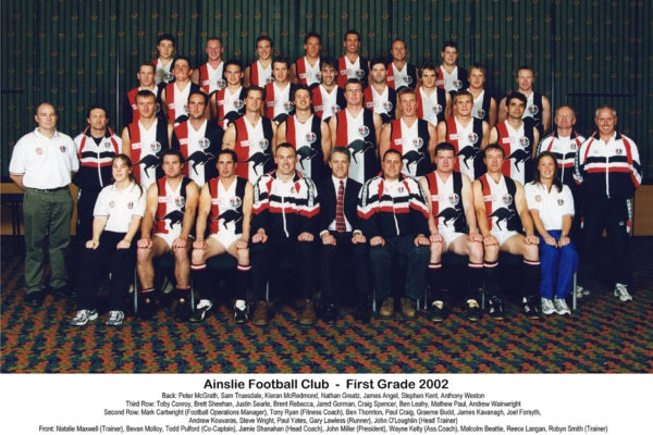 2002-Ainslie First Grade Team
